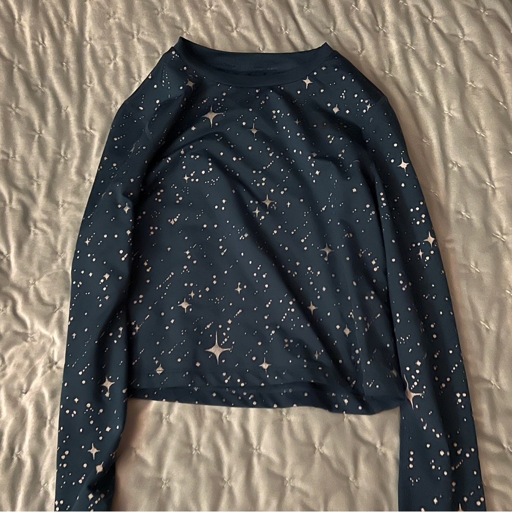 Nike crop too long sleeve